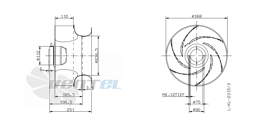 Ziehl-abegg RH35G-6EK.2C.1R - описание, технические характеристики, графики