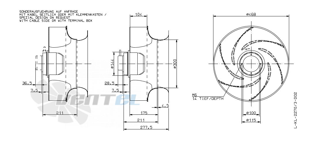 Ziehl-abegg RH45G-4DK.4I.2R - описание, технические характеристики, графики