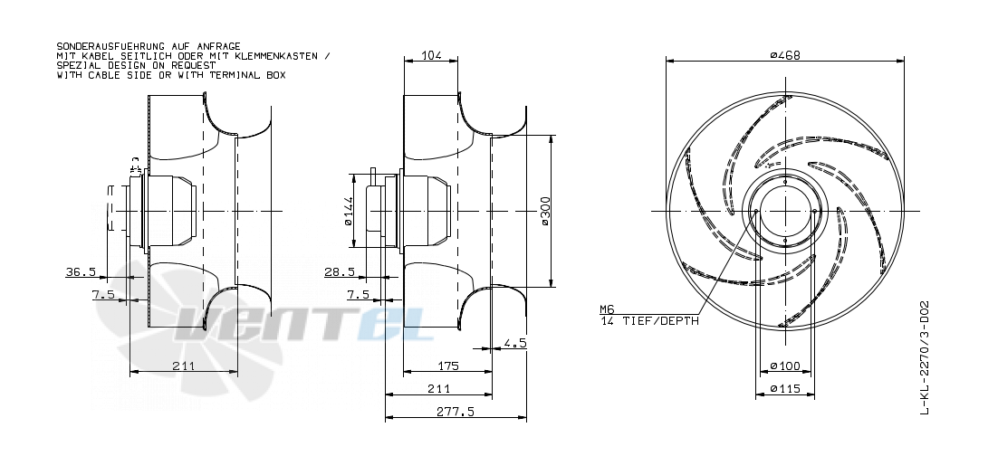 Ziehl-abegg RH45G-4EK.4I.2R - описание, технические характеристики, графики