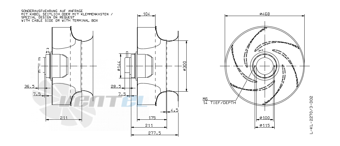 Ziehl-abegg RH45G-6DK.4F.2R - описание, технические характеристики, графики