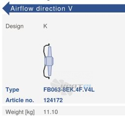 Ziehl-abegg FB063-8EK.4F.V4L - описание, технические характеристики, графики