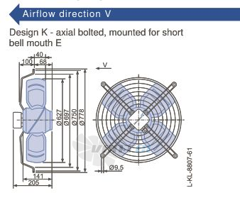 Ziehl-abegg FB063-8EK.4F.V4L - описание, технические характеристики, графики