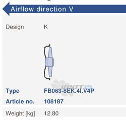 Ziehl-abegg FB063-8EK.4I.V4P - описание, технические характеристики, графики