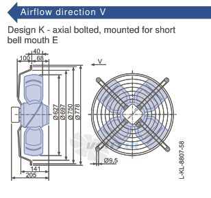 Ziehl-abegg FB063-ADK.4F.V4L - описание, технические характеристики, графики