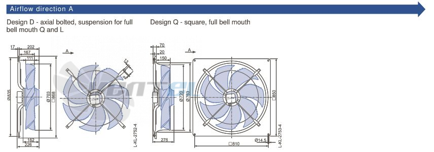 Ziehl-abegg FN071-ADA.6F.A7P1 - описание, технические характеристики, графики