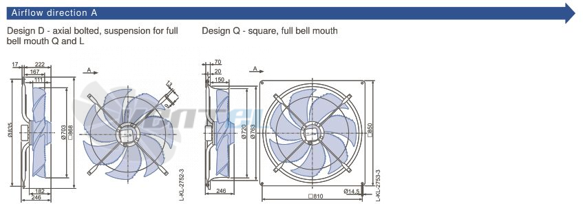 Ziehl-abegg FN071-SDI.6K.V7P1 - описание, технические характеристики, графики