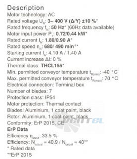 Ziehl-abegg FC080-ADQ.6K.V7 - описание, технические характеристики, графики