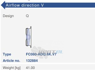 Ziehl-abegg FC080-ADQ.6K.V7 - описание, технические характеристики, графики