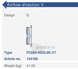 Ziehl-abegg FC080-NDQ.6K.V7 - описание, технические характеристики, графики