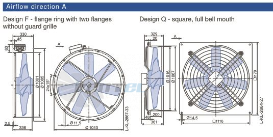 Ziehl-abegg FC100-6DQ.8P.A7 - описание, технические характеристики, графики