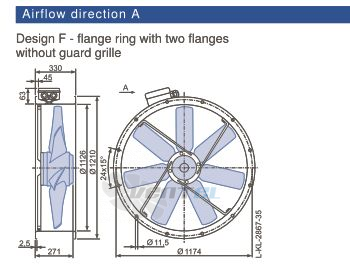 Ziehl-abegg FC112-MDF.7M.A7 - описание, технические характеристики, графики