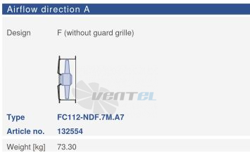 Ziehl-abegg FC112-NDF.7M.A7 - описание, технические характеристики, графики