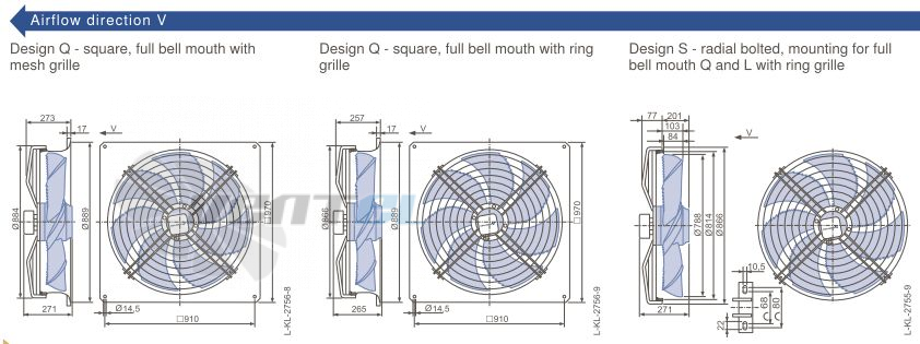 Ziehl-abegg FN080-ADI.6N.V7 - описание, технические характеристики, графики