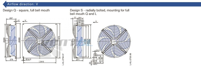 Ziehl-abegg FN080-NDQ.6F.V7 - описание, технические характеристики, графики