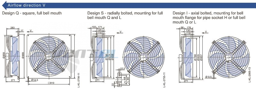 Ziehl-abegg FN080-SDI.6N.V7P2 - описание, технические характеристики, графики