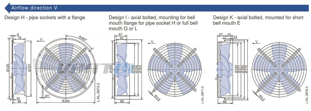 Ziehl-abegg FB025-2EK.WC.V5 - описание, технические характеристики, графики