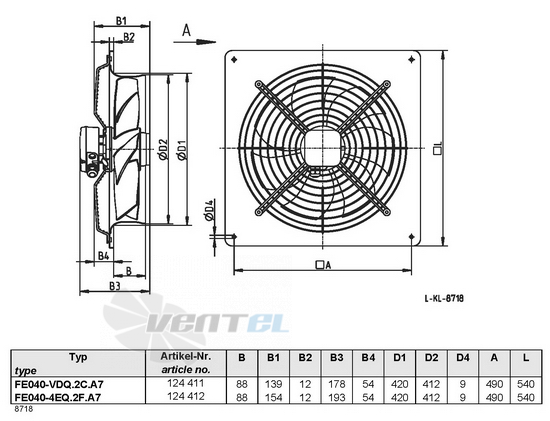 Ziehl-abegg FE040-4EQ.2F.A7 - описание, технические характеристики, графики