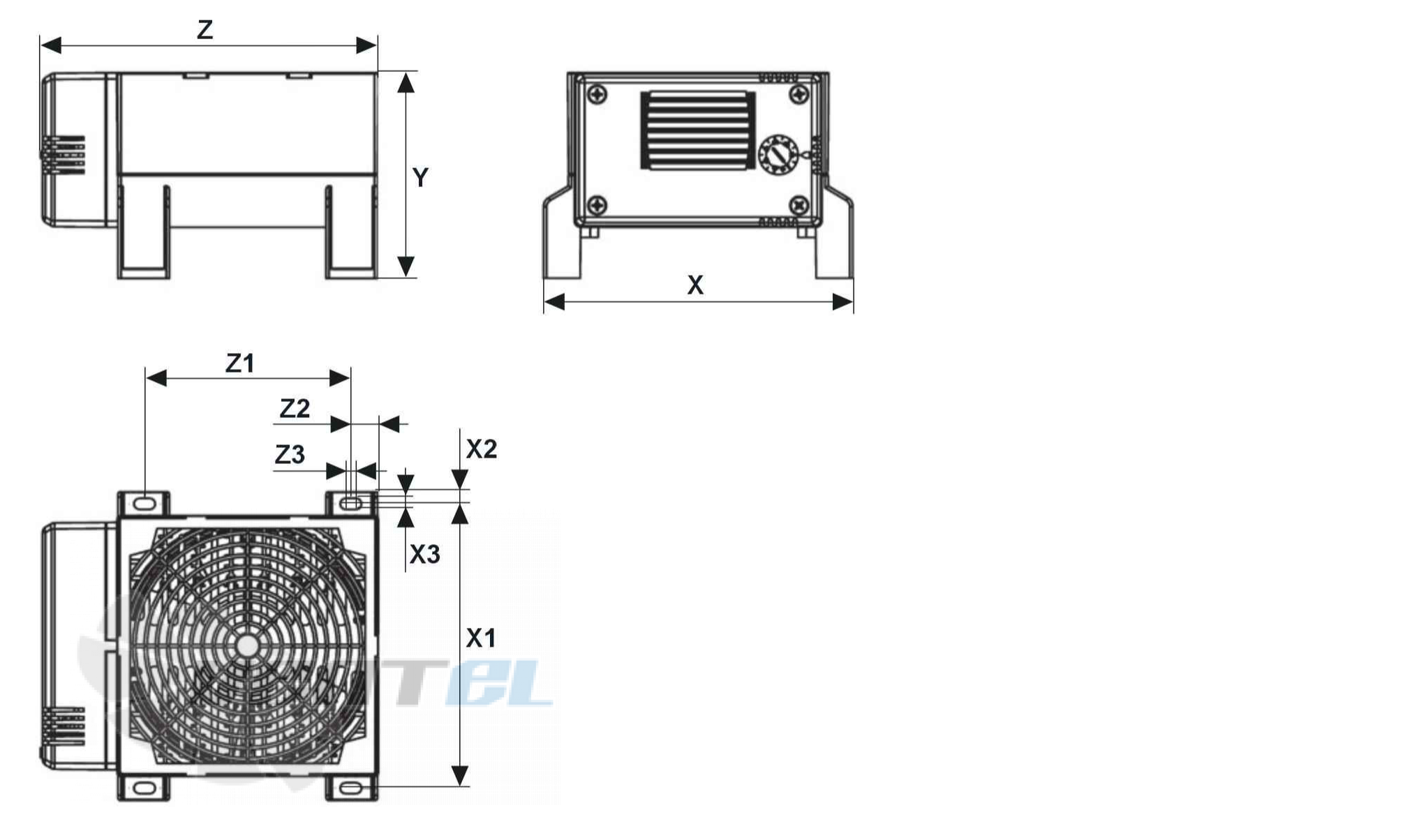 Pfannenberg FLH-T 1000 - описание, технические характеристики, графики