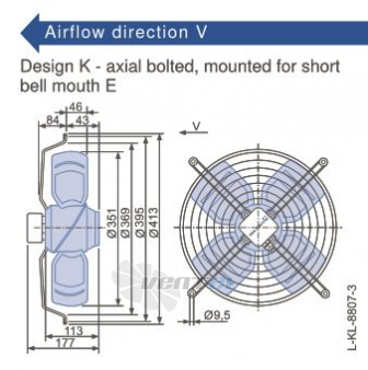 Ziehl-abegg FB035-4EK.2C.V4P - описание, технические характеристики, графики