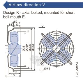 Ziehl-abegg FB035-4EK.2C.V4S - описание, технические характеристики, графики