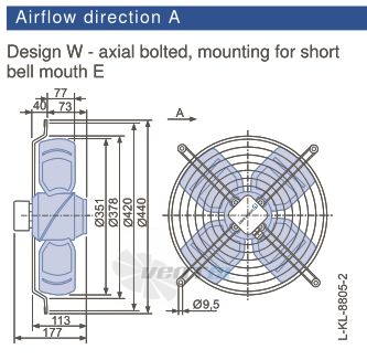 Ziehl-abegg FB035-4EW.2C.A4P - описание, технические характеристики, графики