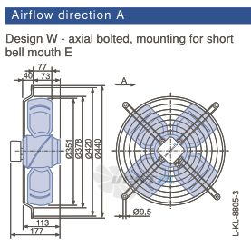 Ziehl-abegg FB035-SDK.2C.V4P - описание, технические характеристики, графики