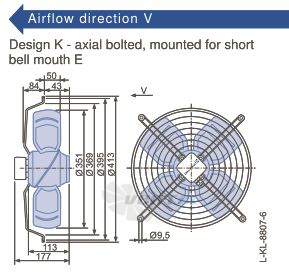 Ziehl-abegg FB035-SDK.2C.V4S - описание, технические характеристики, графики