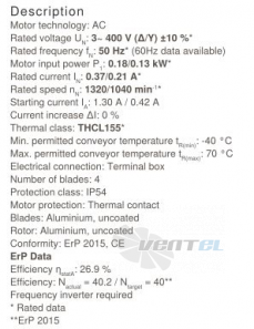 Ziehl-abegg FB035-VDK.2C.V4S - описание, технические характеристики, графики