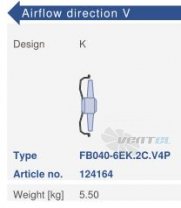 Ziehl-abegg FB040-6EK.2C.V4P - описание, технические характеристики, графики