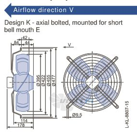 Ziehl-abegg FB040-6EK.2C.V4P - описание, технические характеристики, графики