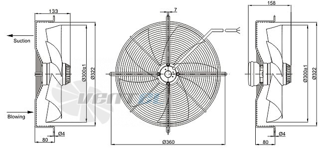 Sanmu YWF-K-2D300-Z - описание, технические характеристики, графики