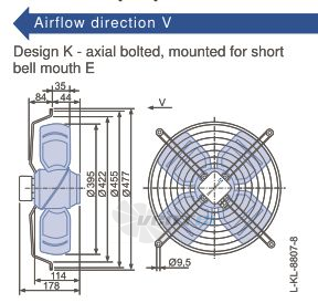 Ziehl-abegg FB040-VDK.2C.V4L - описание, технические характеристики, графики