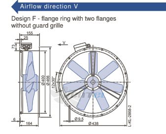 Ziehl-abegg FC040-2DF.6K.V8 - описание, технические характеристики, графики