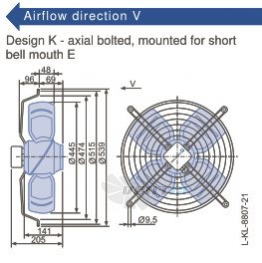 Ziehl-abegg FB045-4EK.4F.V4P - описание, технические характеристики, графики