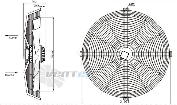 Sanmu YWF-K-6D910-ZX04 - описание, технические характеристики, графики