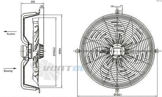 Sanmu YWF-K-6K800-ZF04 - описание, технические характеристики, графики