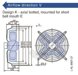 Ziehl-abegg FB045-6EK.4C.V4P - описание, технические характеристики, графики