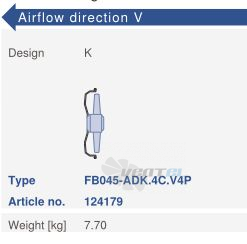 Ziehl-abegg FB045-ADK.4C.V4P - описание, технические характеристики, графики