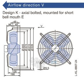 Ziehl-abegg FB045-SDK.4C.V4P - описание, технические характеристики, графики