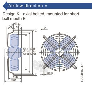 Ziehl-abegg FB045-VDK.4C.V4L - описание, технические характеристики, графики