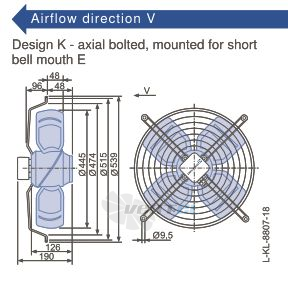 Ziehl-abegg FB045-VDK.4C.V4P - описание, технические характеристики, графики