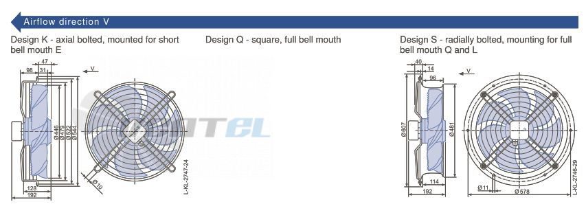 Ziehl-abegg FN045-6EK.2F.V7P3 - описание, технические характеристики, графики