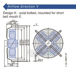 Ziehl-abegg FB056-6EK.4F.V4L - описание, технические характеристики, графики