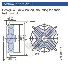 Ziehl-abegg FB056-8EK.4F.V4P - описание, технические характеристики, графики