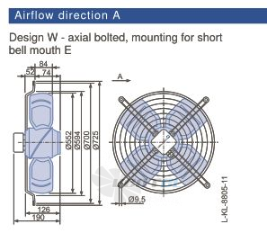 Ziehl-abegg FB056-ADW.4C.A4L - описание, технические характеристики, графики