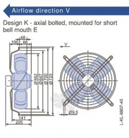 Ziehl-abegg FB056-SDK.4F.V4P - описание, технические характеристики, графики