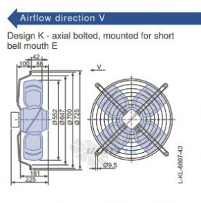 Ziehl-abegg FB056-VDK.4I.V4L - описание, технические характеристики, графики