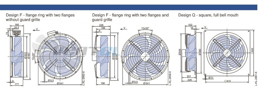 Ziehl-abegg FN050-VDK.4I.V7P1 - описание, технические характеристики, графики