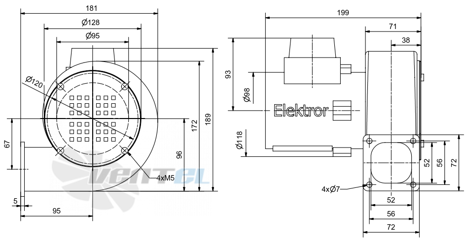 Elektror D 03M - описание, технические характеристики, графики