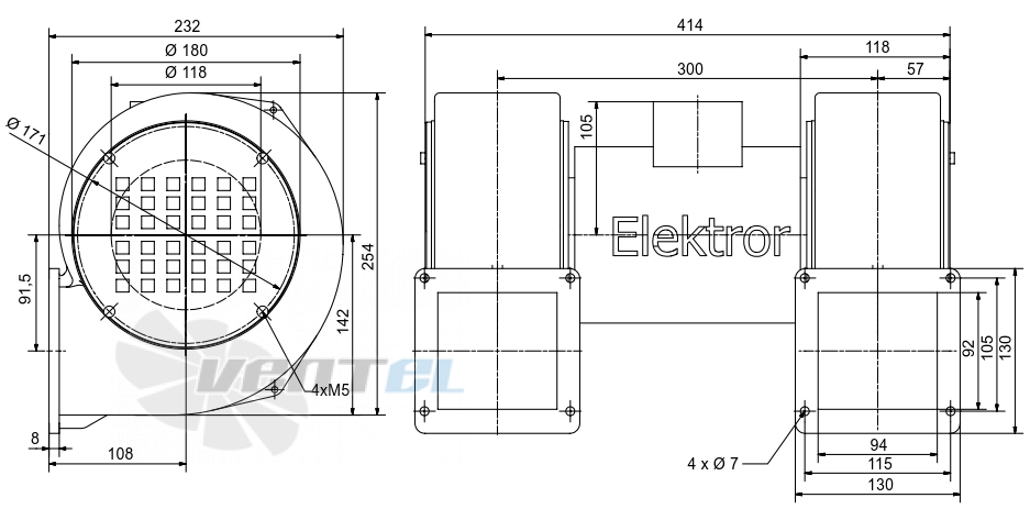 Elektror 2D 052 - описание, технические характеристики, графики